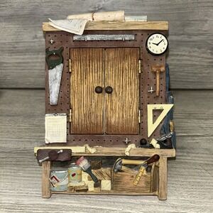 Vintage Figi Workshop Tool Hinged Picture Frame 3.5x5" (E1)